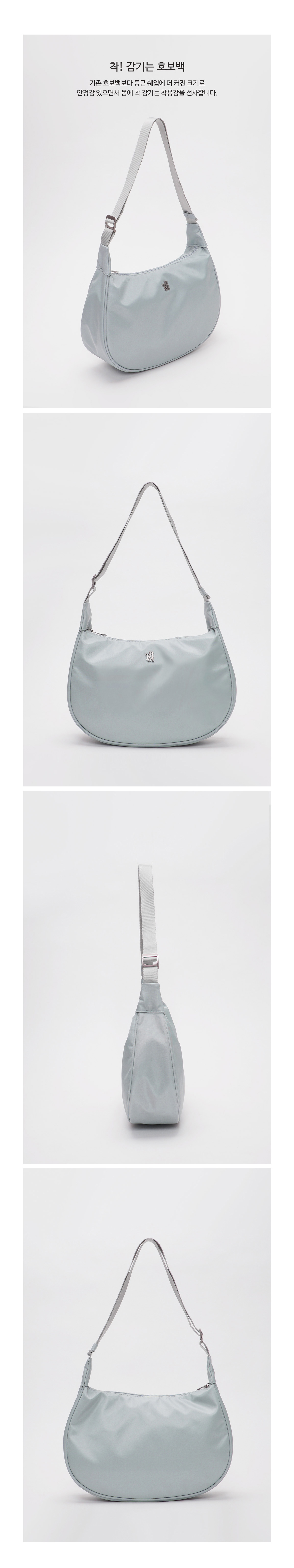 ショルダーバッグ・ポシェット [TRM]TRM Recycle Big Slime Nylon Hobo Bag(COOL GRAY) MUSINSA公式 | TRM TRM Recycle Big Slime Nylon Hobo Bag C.GRAY