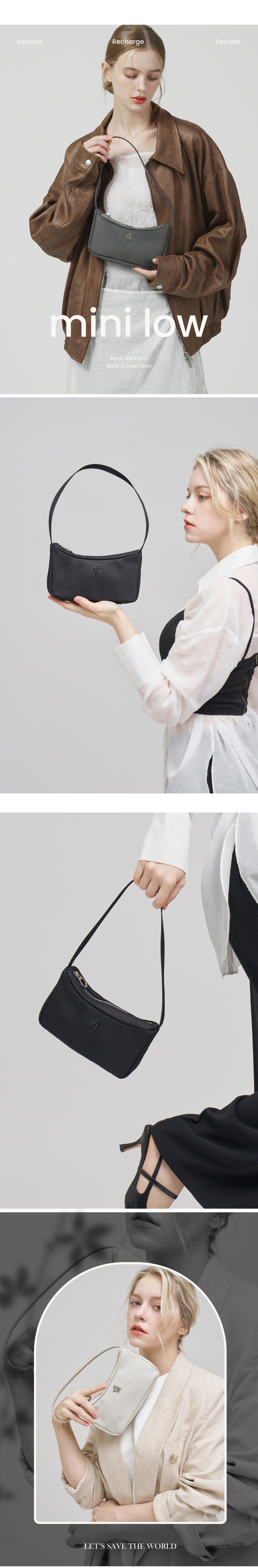 MUSINSA公式 | TRM TRM Recycled Nylon Mini Low Bag T24W